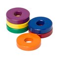 Dowling Magnets Dowling Magnets DO-735010BN 1.12 in. Ceramic Ring Magnets; Assortedcolor - 6 per Pack DO-735010BN